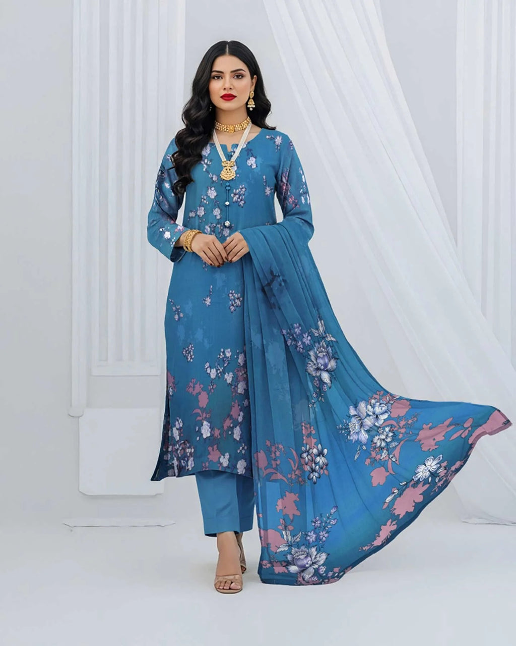 Rang e Bahar by Aalaya Winter Vol 07 3 Piece Unstitched 25D01