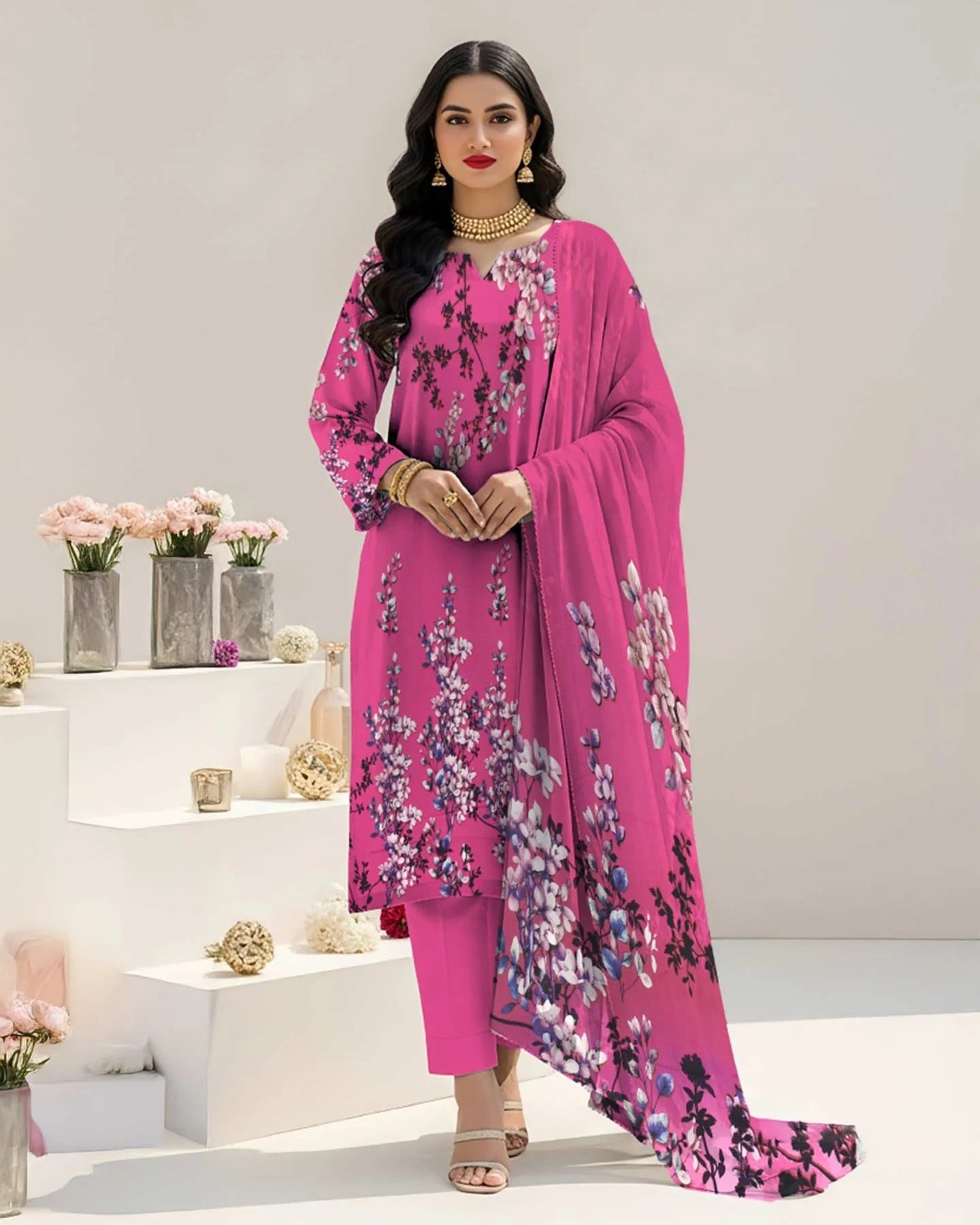 Rang e Bahar by Aalaya Winter Vol 07 3 Piece Unstitched 25D02