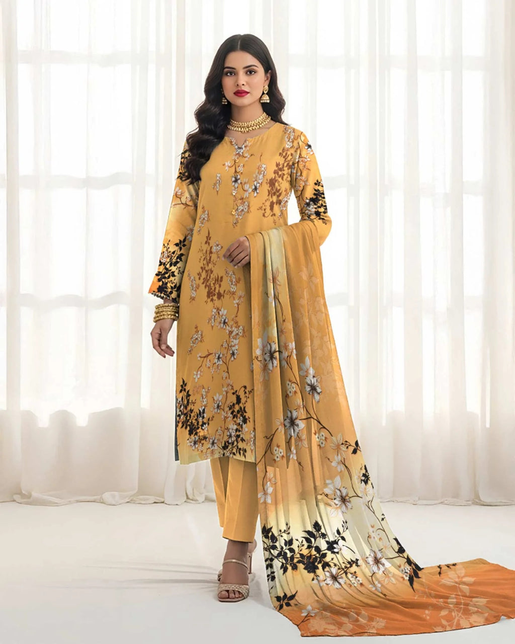 Rang e Bahar by Aalaya Winter Vol 07 3 Piece Unstitched 25D03