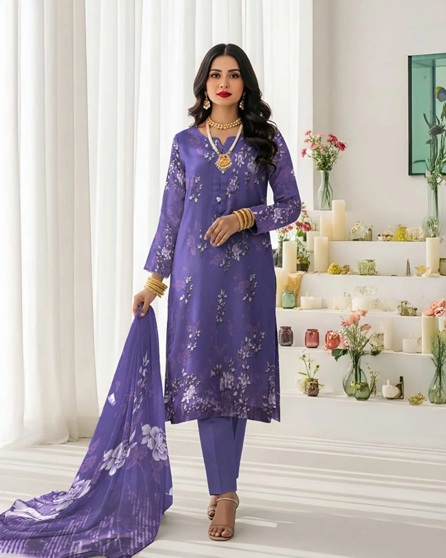 Rang e Bahar by Aalaya Winter Vol 07 3 Piece Unstitched 25D04