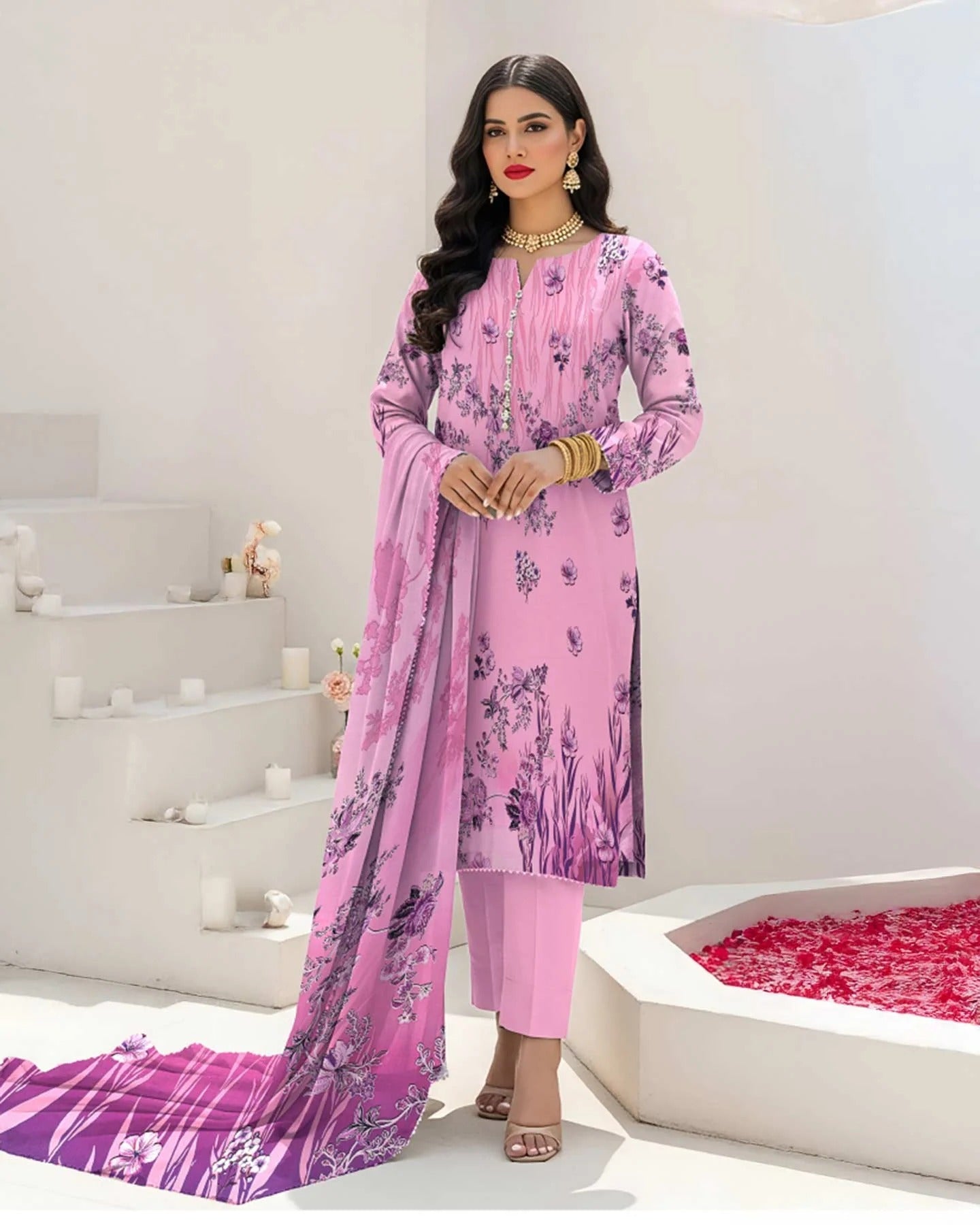 Rang e Bahar by Aalaya Winter Vol 07 3 Piece Unstitched 25D07