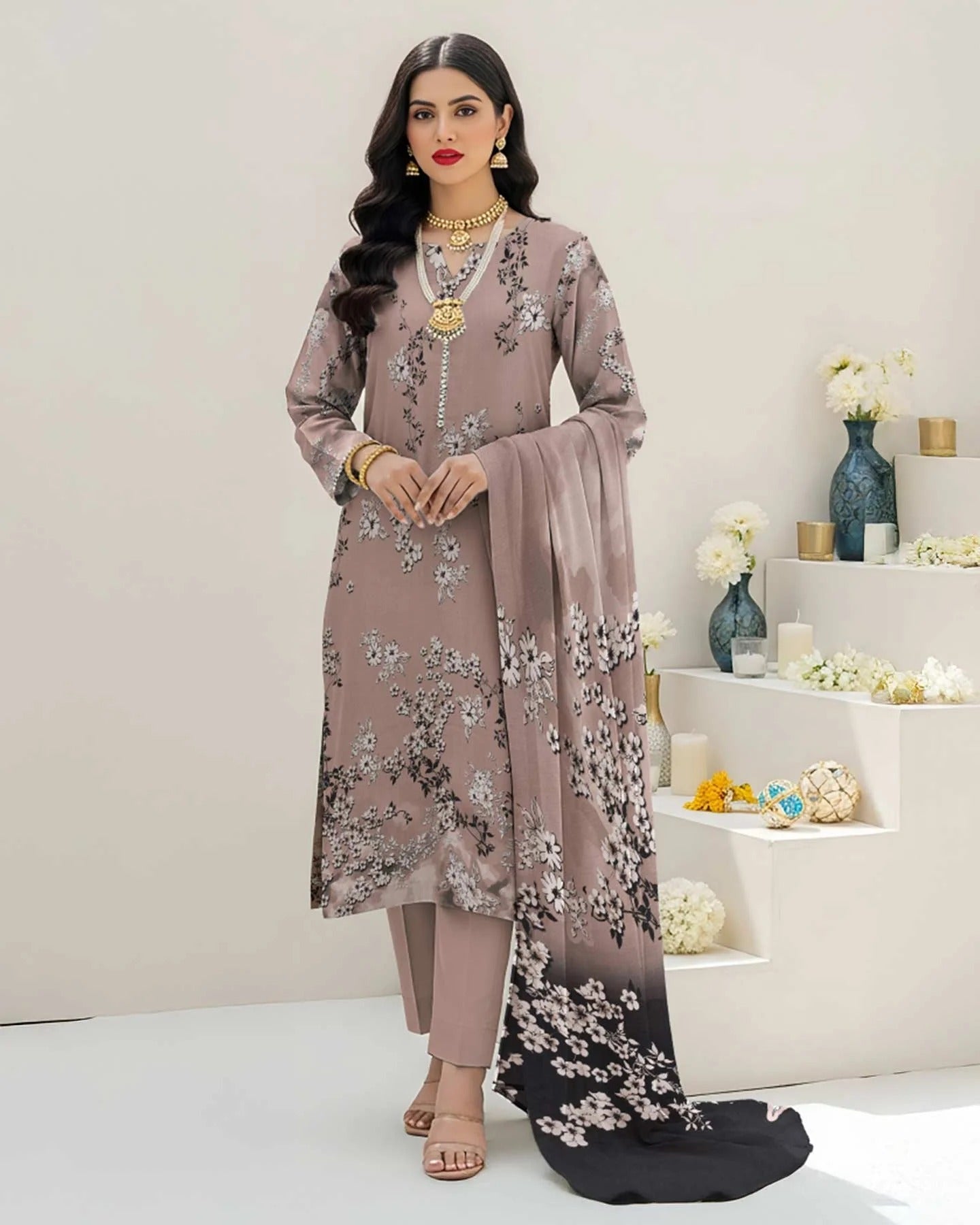 Rang e Bahar by Aalaya Winter Vol 07 3 Piece Unstitched 25D09