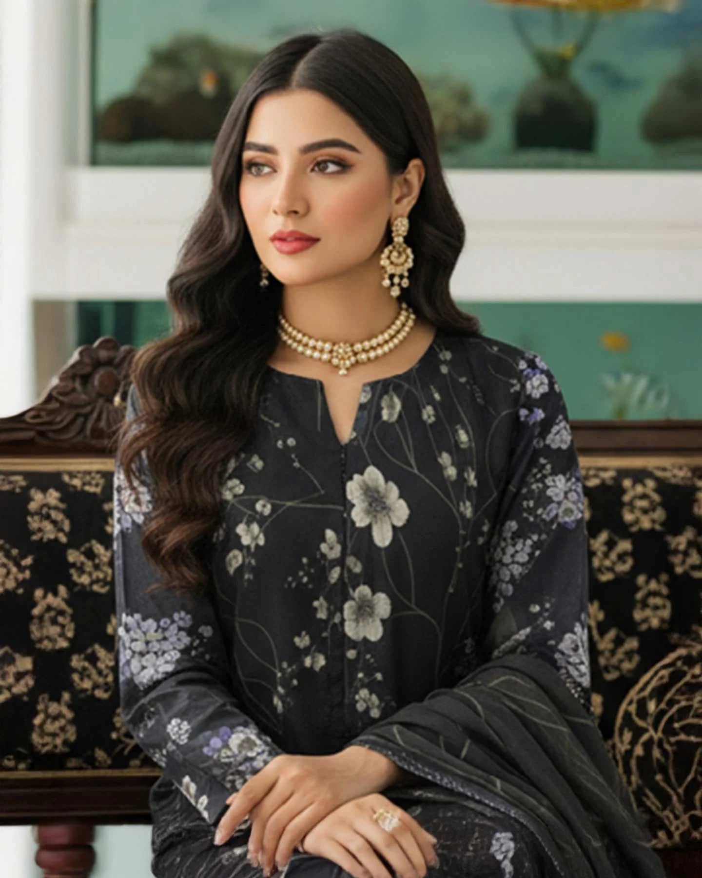 Rang e Bahar by Aalaya Winter Vol 07 3 Piece Unstitched 25D06